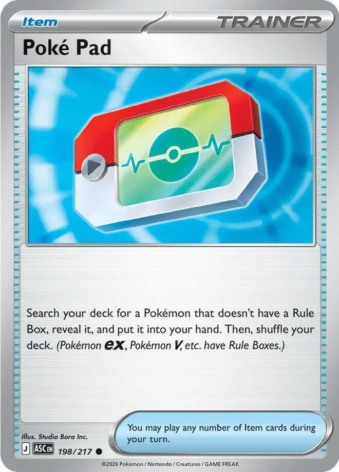 Poke Pad (198/217) [Mega Evolution: Ascended Heroes] 1