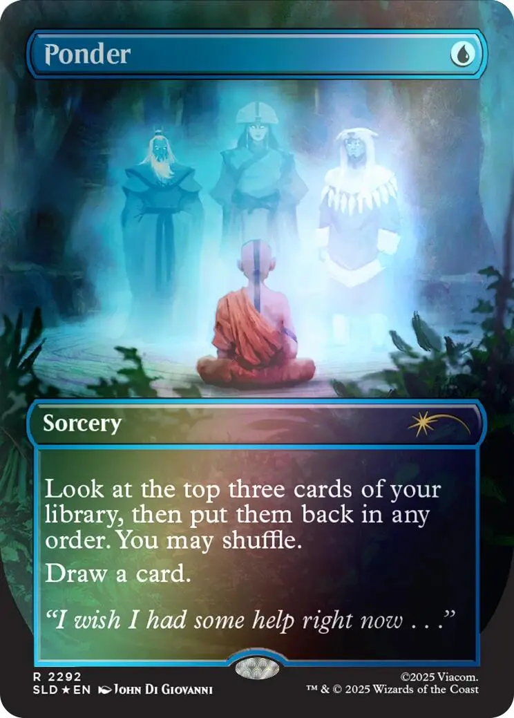 Ponder (2292) (Rainbow Foil) [Secret Lair Drop Series] 1