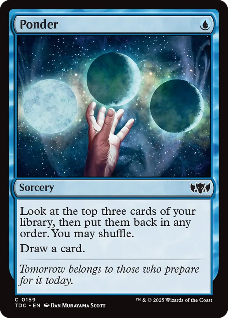 Ponder [Tarkir: Dragonstorm Commander] 1