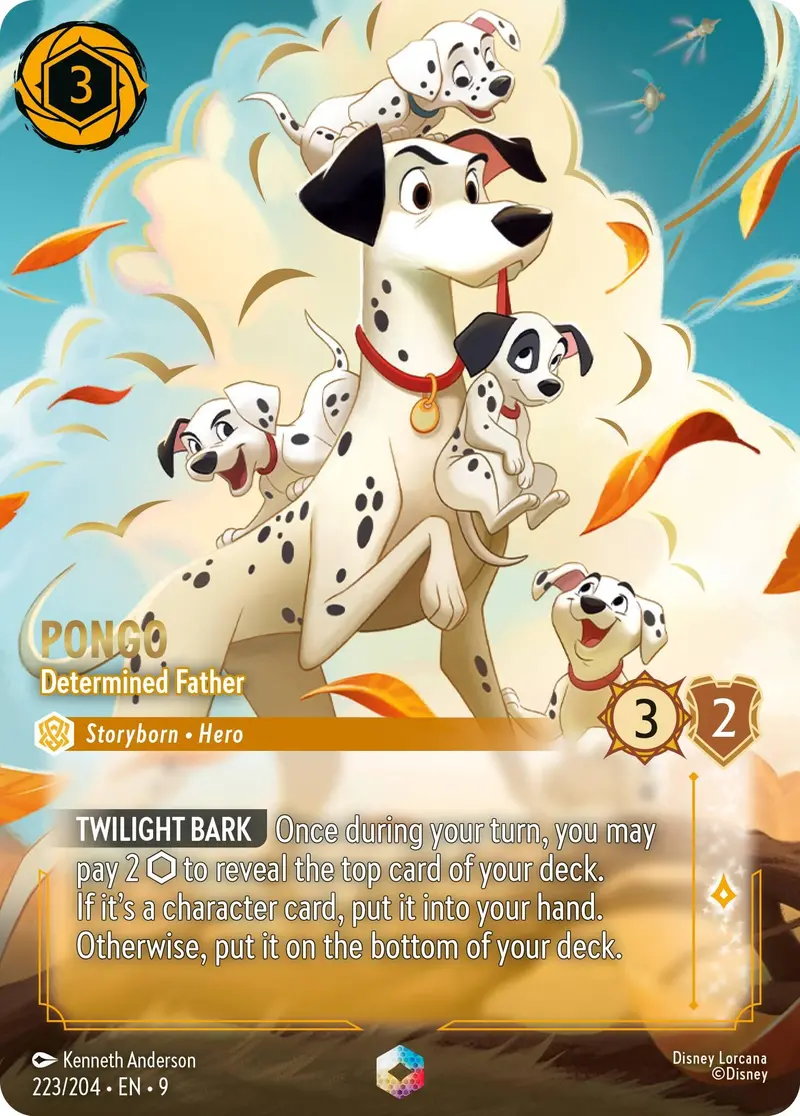 Pongo - Determined Father (Enchanted) (223/204) [Fabled] 1