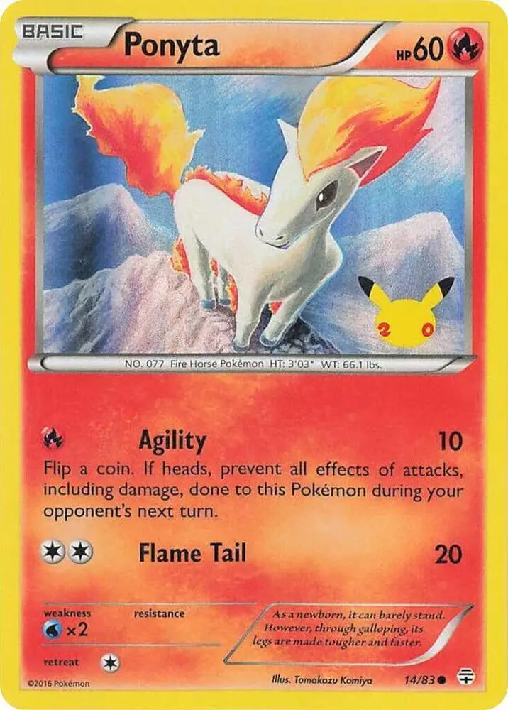 Ponyta (014/083) (Uk Exclusive Promo) [Miscellaneous Cards] 1