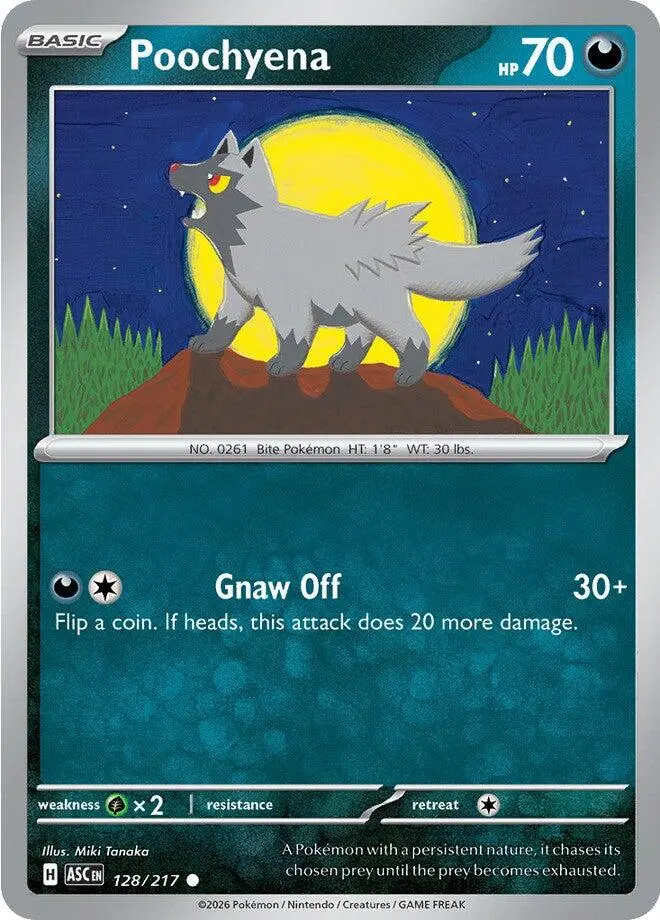 Poochyena (128/217) [Mega Evolution: Ascended Heroes] 1