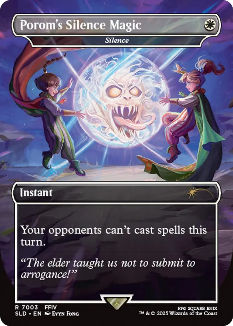 Porom's Silence Magic - Silence [Secret Lair Drop Series] 1