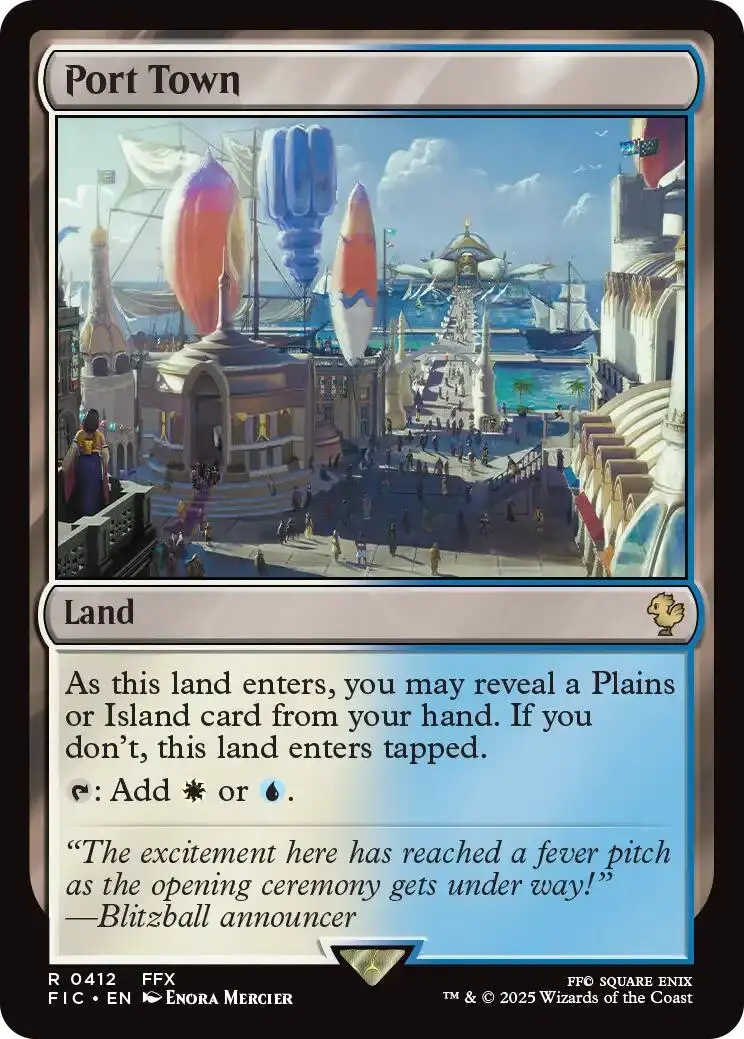 Port Town (Surge Foil) [Final Fantasy Commander] 1