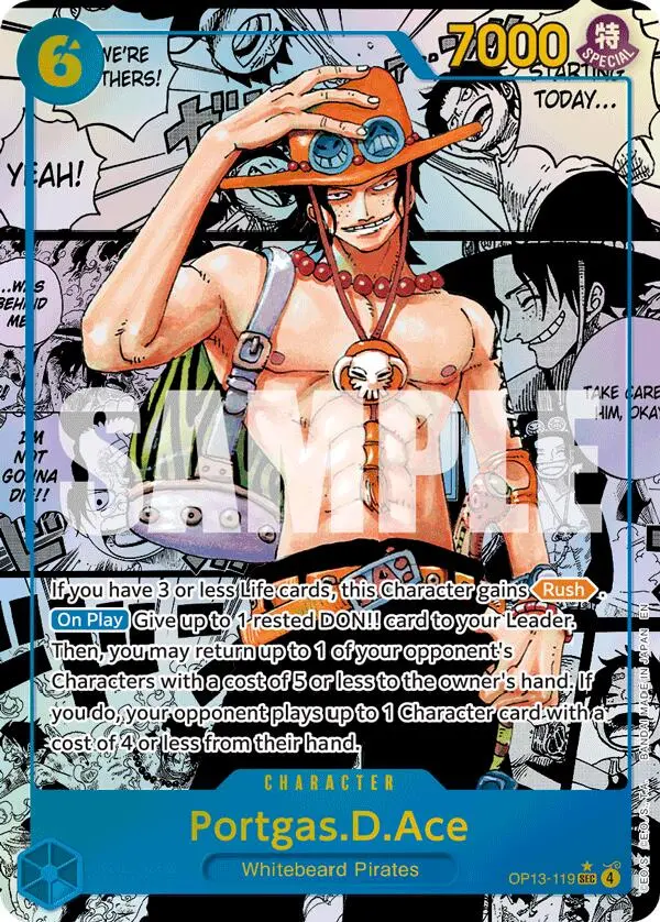 Portgas.D.Ace (Super Alternate Art) [Carrying On His Will] 1