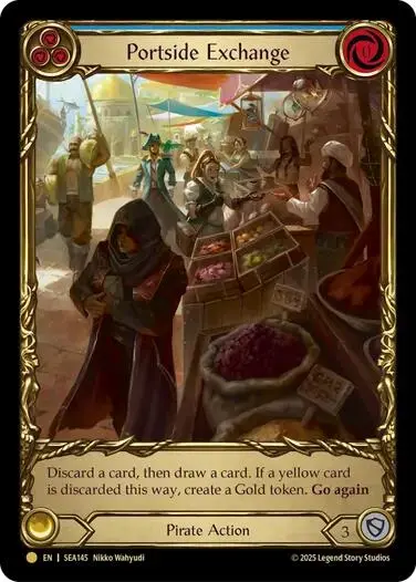 Portside Exchange (Treasure) [Sea145] (High Seas)  Cold Foil 1