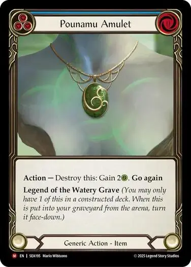 Pounamu Amulet [Sea195] (High Seas) 1