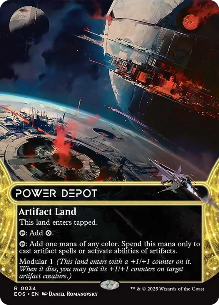 Power Depot (0034) (Borderless) [Edge Of Eternities: Stellar Sights] 1