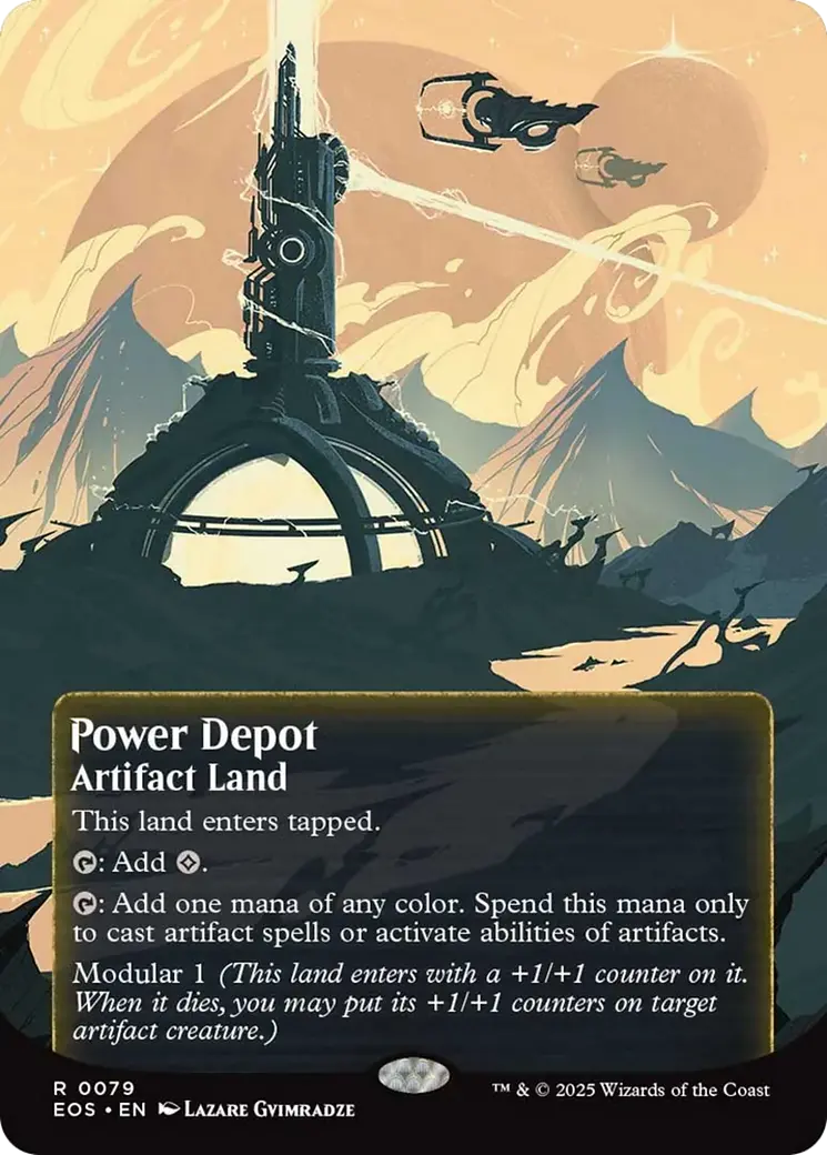 Power Depot (0079) (Borderless) [Edge Of Eternities: Stellar Sights] 1