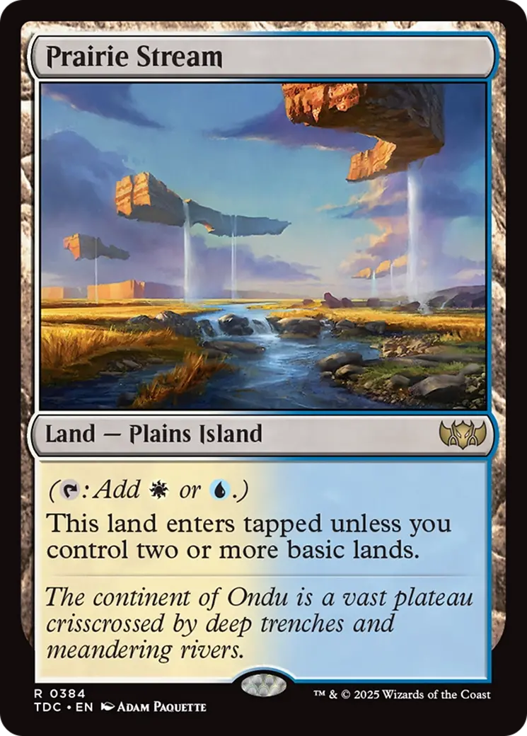 Prairie Stream [Tarkir: Dragonstorm Commander] 1