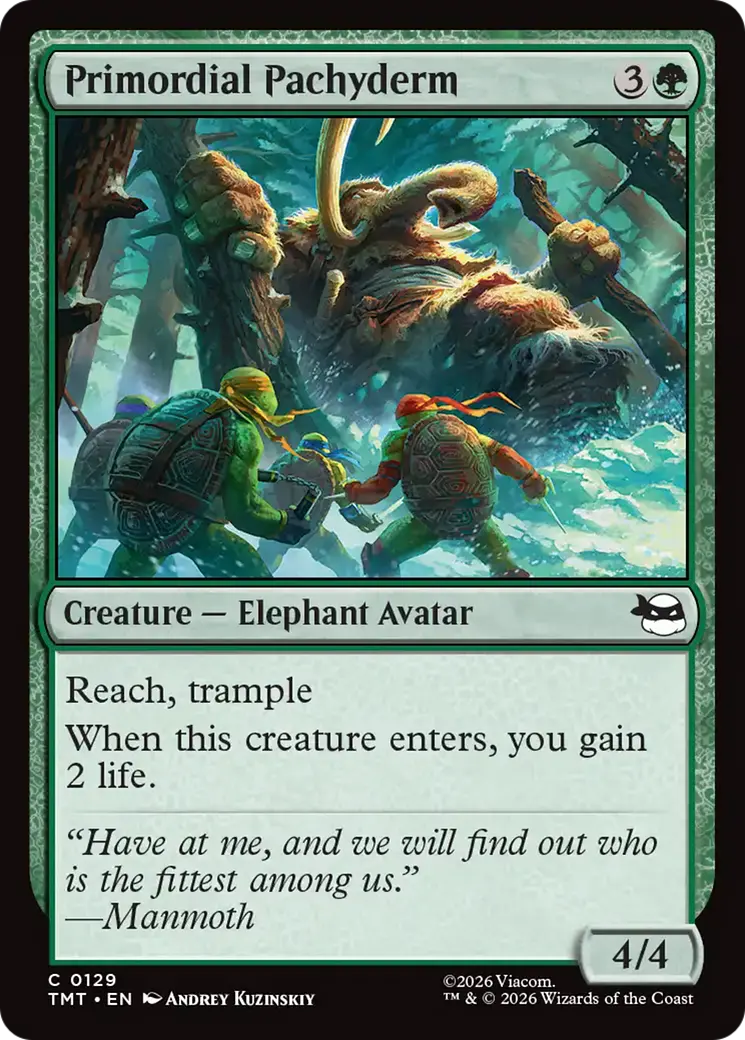 Primordial Pachyderm [Teenage Mutant Ninja Turtles] 1