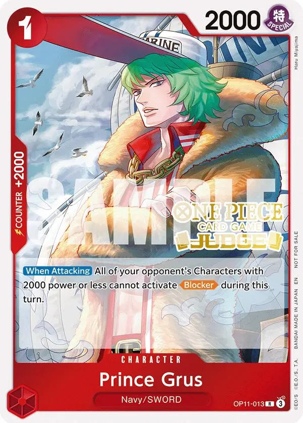 Prince Grus (Judge Pack Vol. 7) [One Piece Promotion Cards] 1