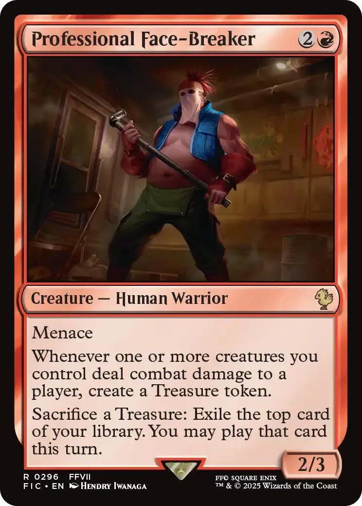 Professional Face-Breaker (Surge Foil) [Final Fantasy Commander] 1
