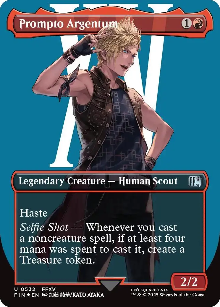 Prompto Argentum (Borderless) (Surge Foil) [Final Fantasy] 1