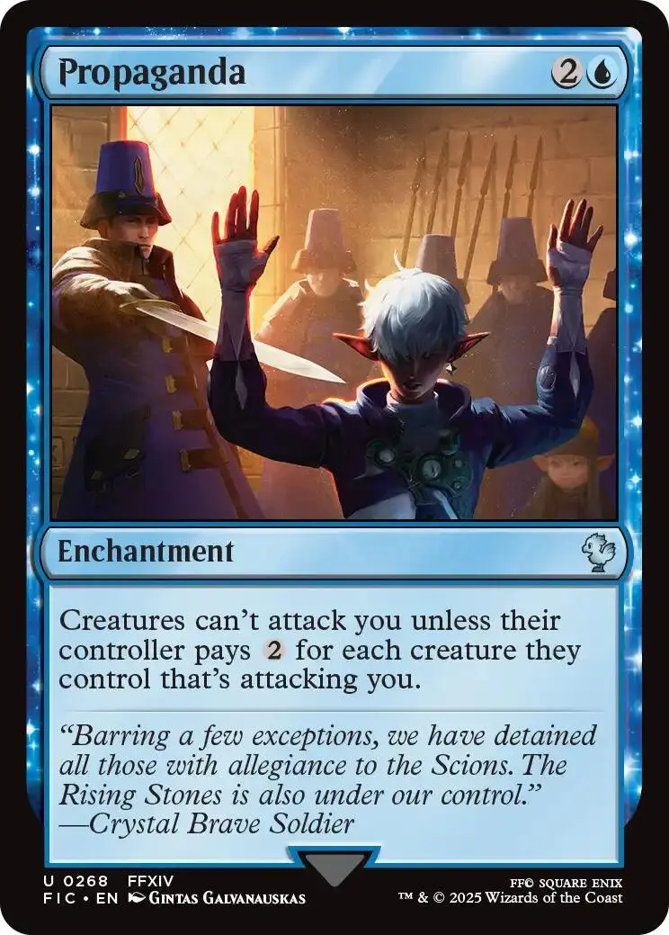 Propaganda (Surge Foil) [Final Fantasy Commander] 1