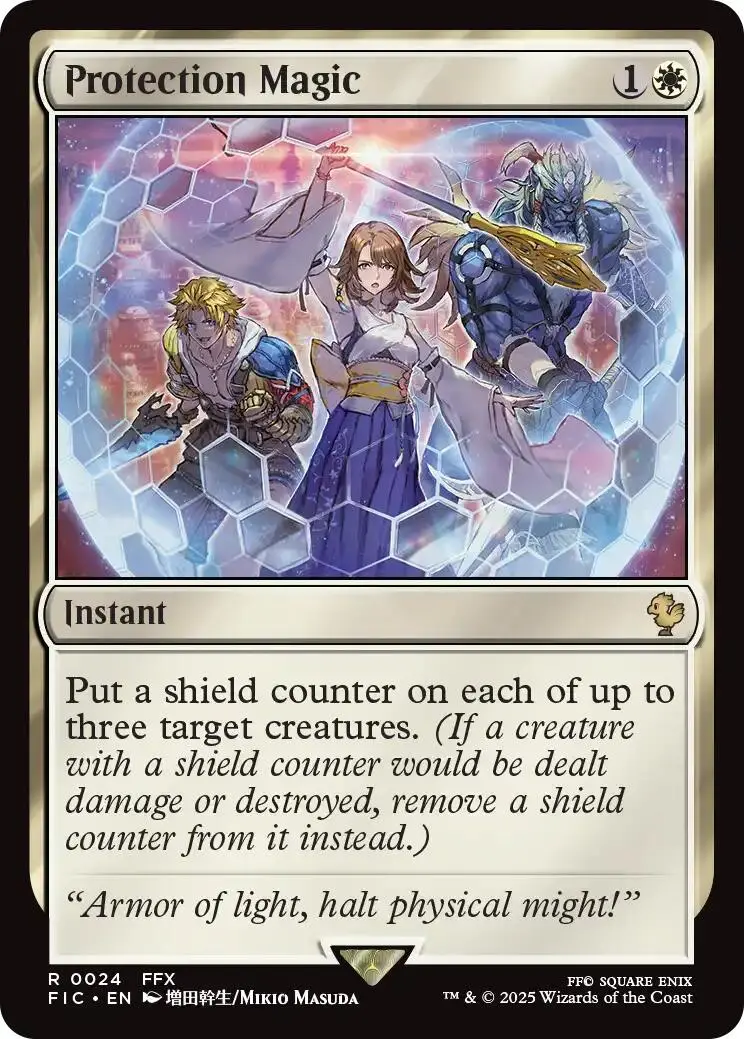 Protection Magic (Surge Foil) [Final Fantasy Commander] 1