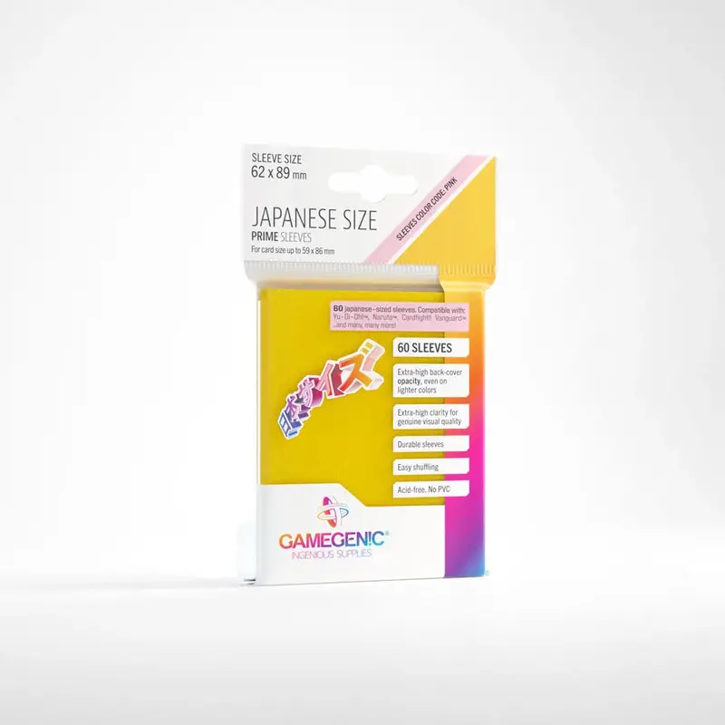 Protector Japanese Size Prime Sleeves - Amarrillo 1