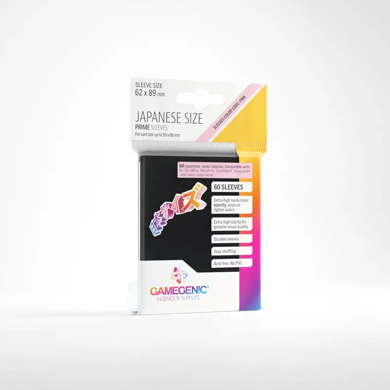 Protector Japanese Size Prime Sleeves - Negro 1