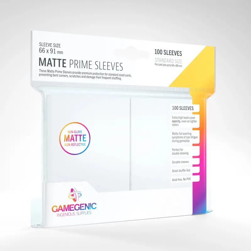 Protector Matte Prime Sleeves - Blanco 1