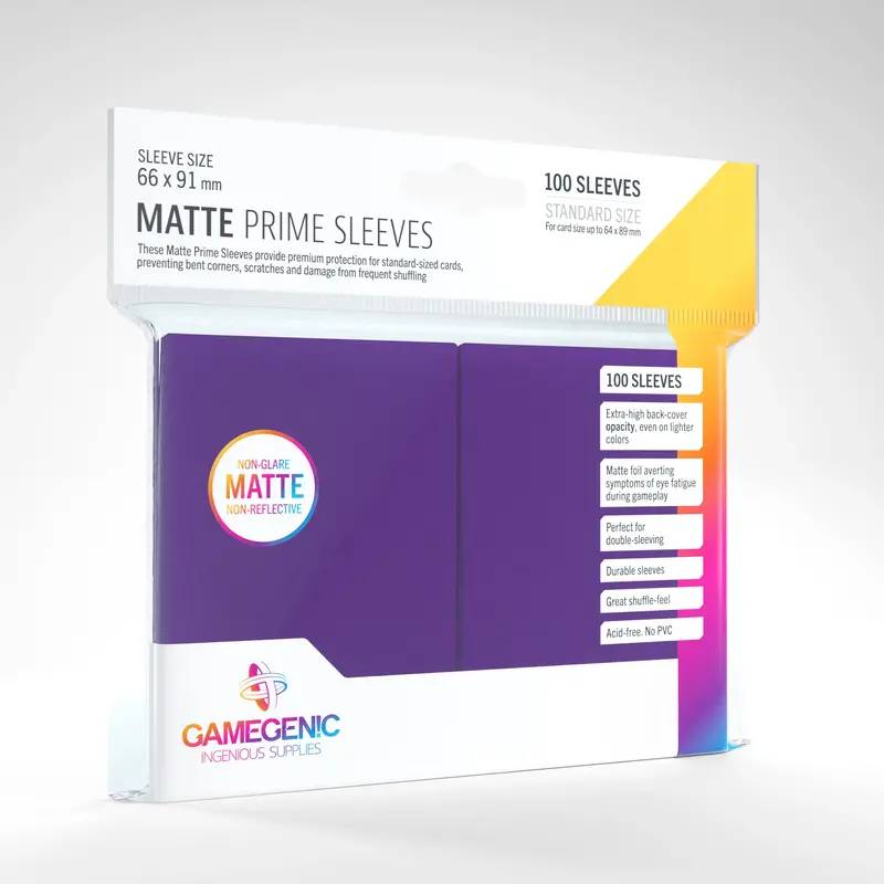 Protector Matte Prime Sleeves - Morado 1