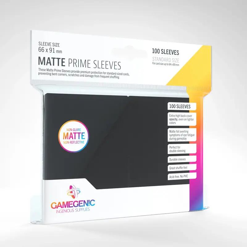 Protector Matte Prime Sleeves - Negro 1