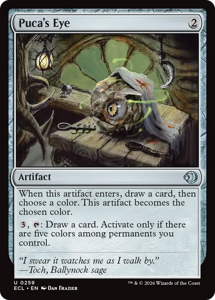 Puca's Eye [Lorwyn Eclipsed] 1