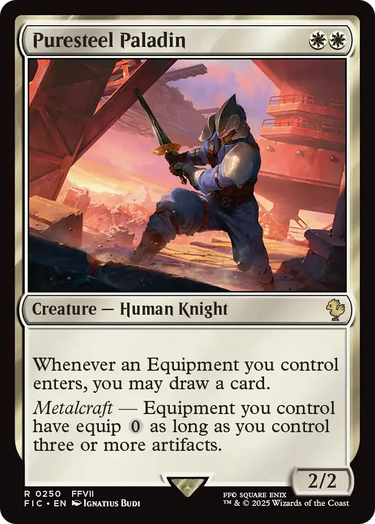 Puresteel Paladin [Final Fantasy Commander] 1