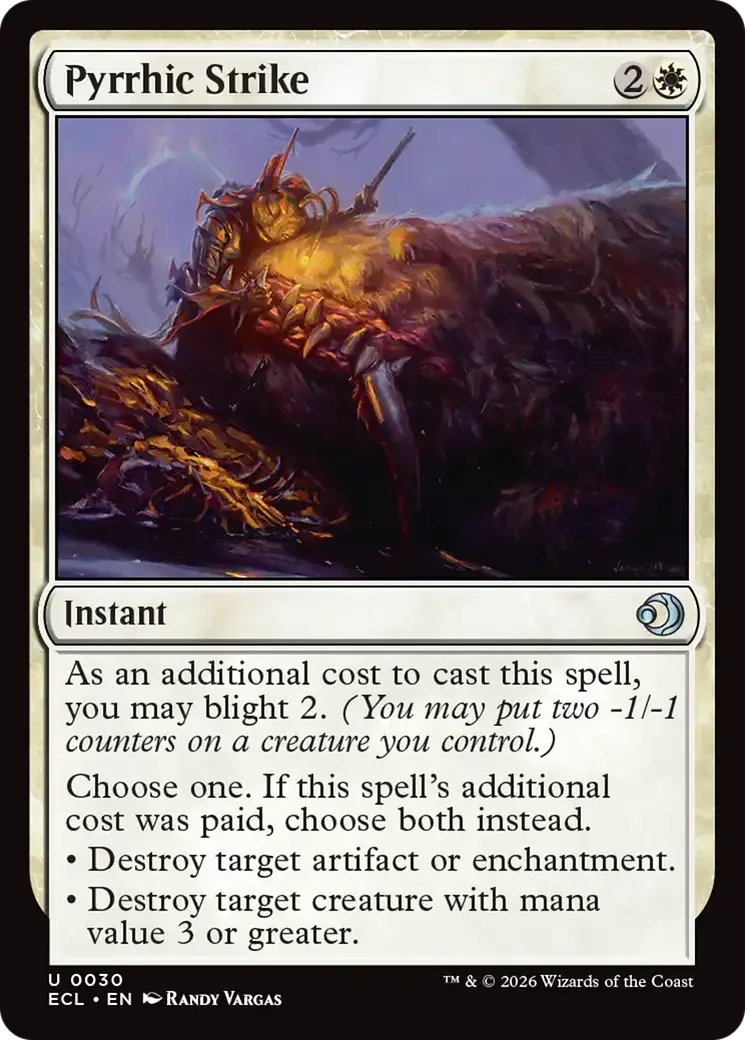 Pyrrhic Strike [Lorwyn Eclipsed] 1