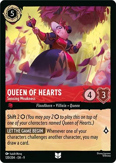Queen Of Hearts - Sensing Weakness (120/204) [Fabled] 1