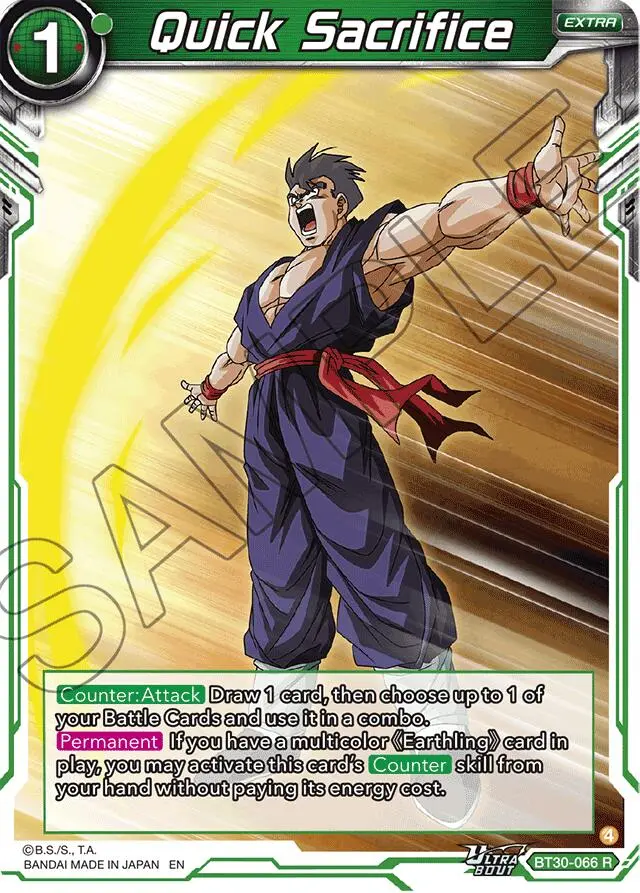 Quick Sacrifice (Bt30-066) [Three Glorious Fighters] 1