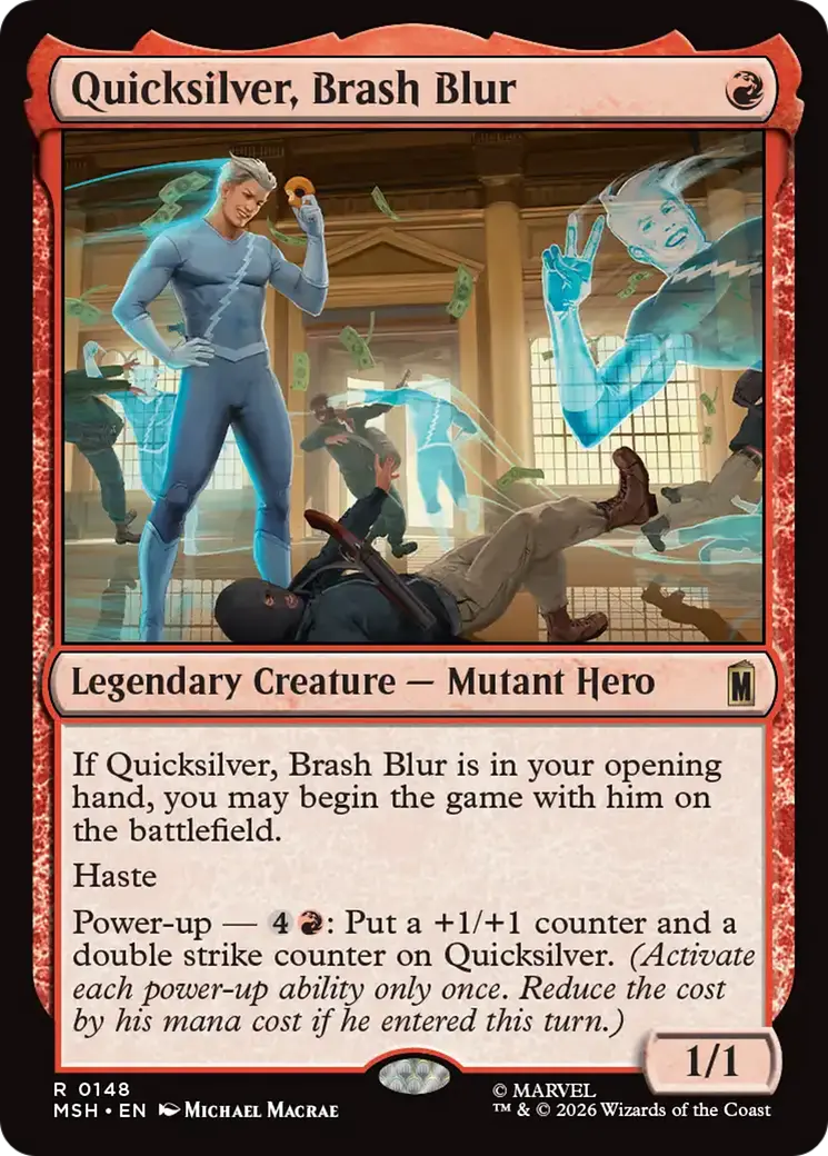 Quicksilver, Brash Blur [Marvel Super Heroes] 1