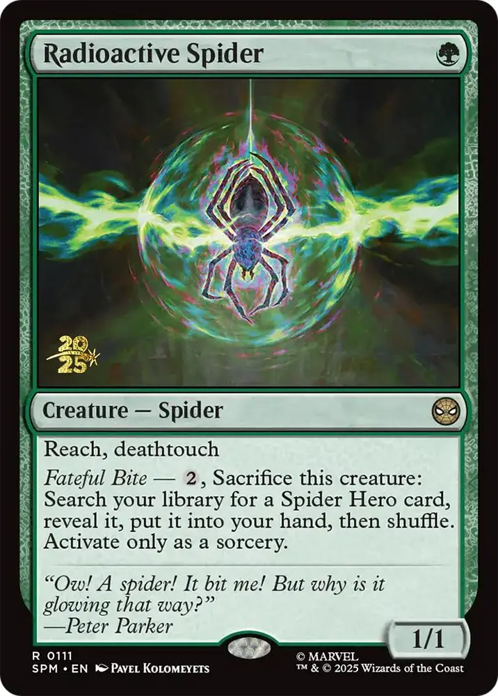 Radioactive Spider [Marvel's Spider-Man Prerelease Promos] 1