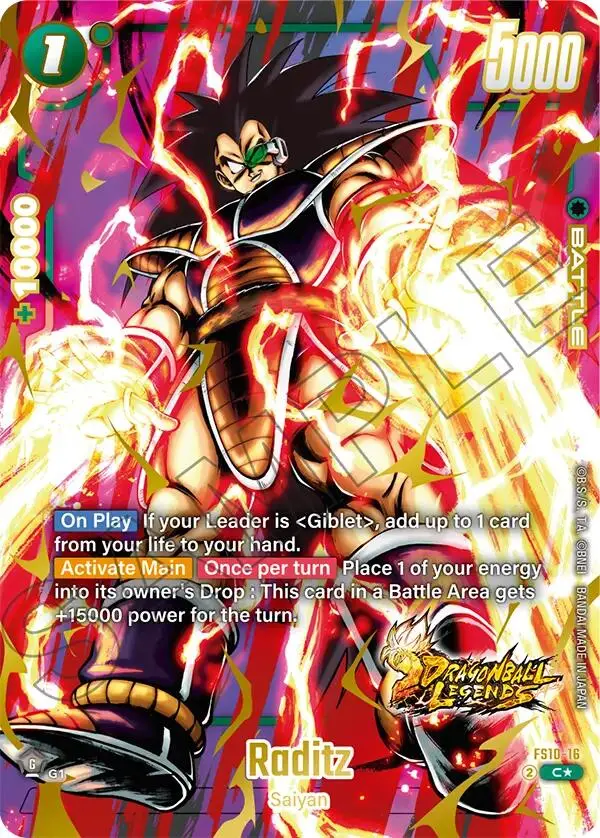 Raditz (Bonus Pack Alternate Art) [Starter Deck: Giblet] 1