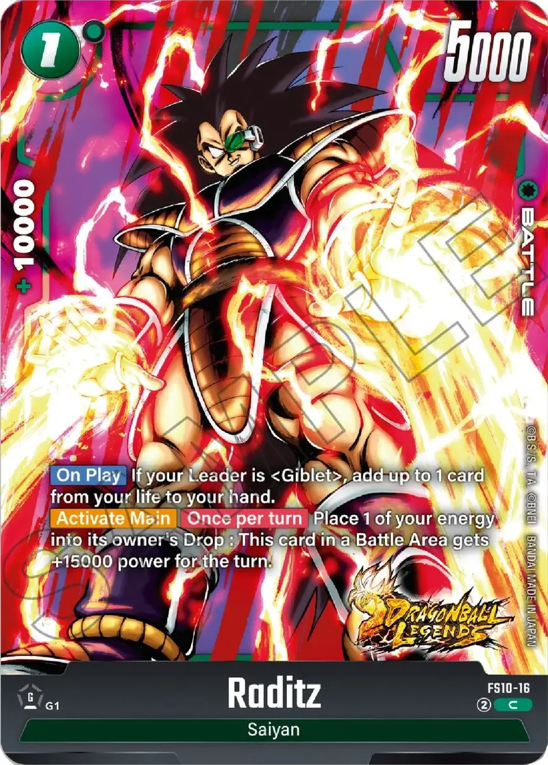 Raditz [Starter Deck: Shallot] 1