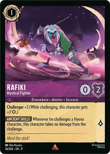 Rafiki - Mystical Fighter (36/204) [Fabled] 1