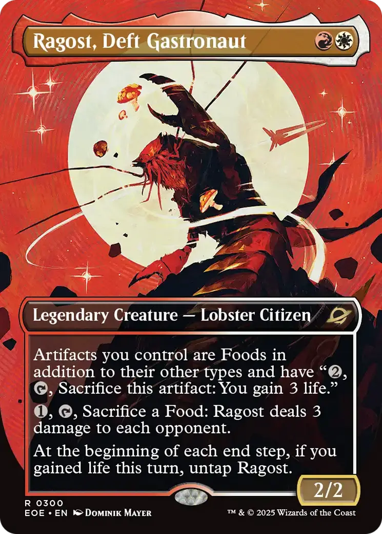 Ragost, Deft Gastronaut (Borderless) [Edge Of Eternities] 1