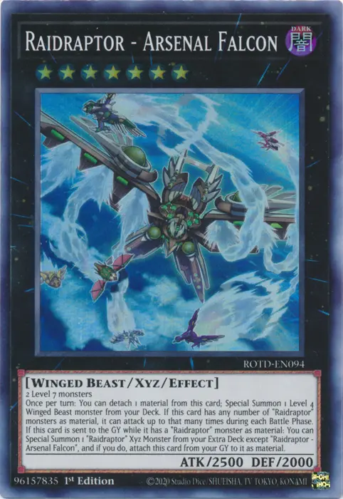 Raidraptor - Arsenal Falcon [Rotd-En094] Super Rare 1