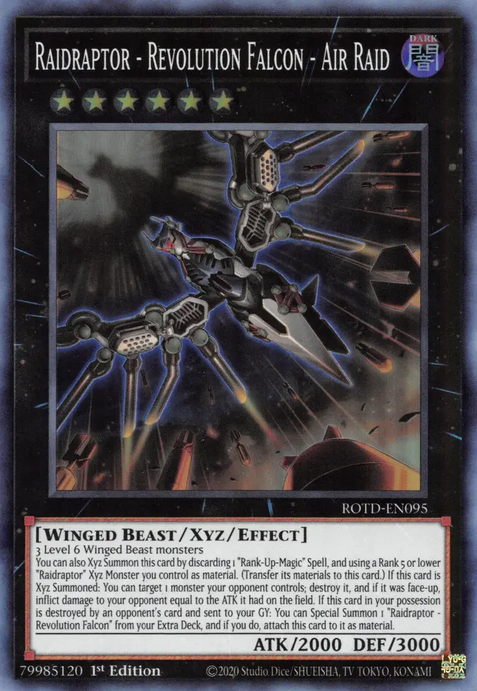 Raidraptor - Revolution Falcon - Air Raid [Rotd-En095] Super Rare 1
