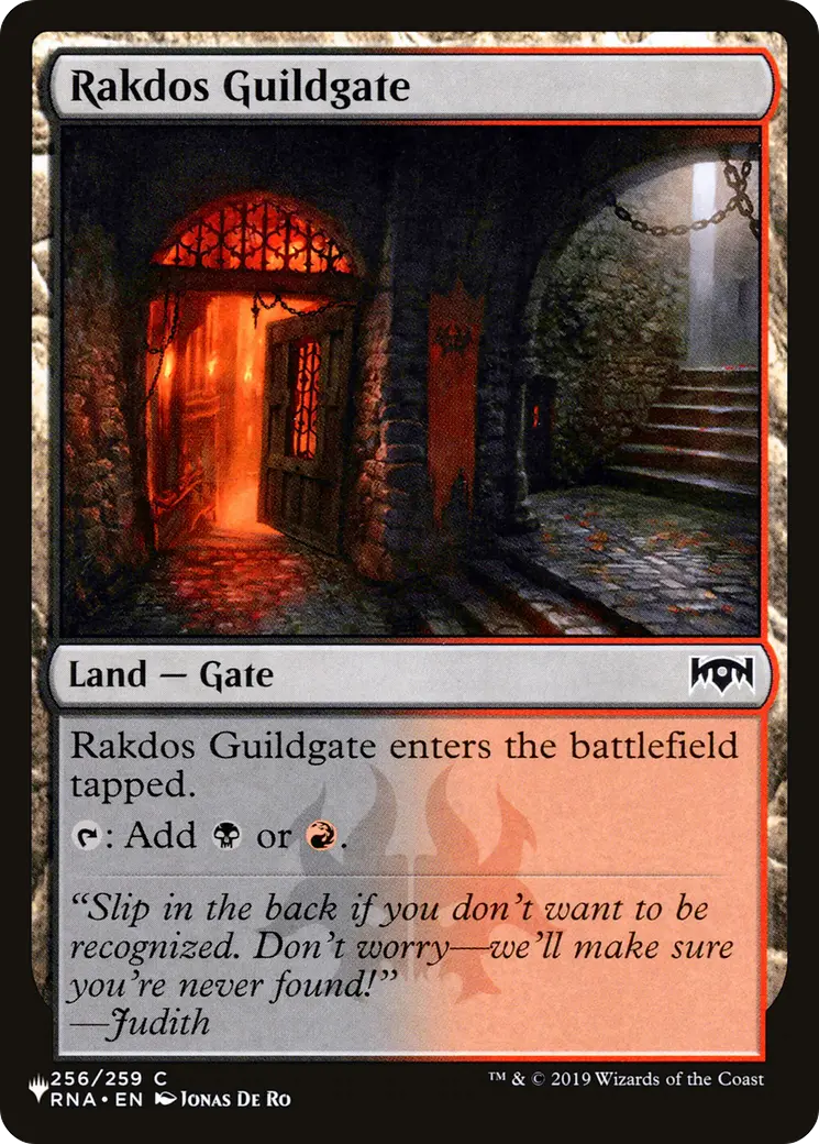 Rakdos Guildgate (256) [The List] 1