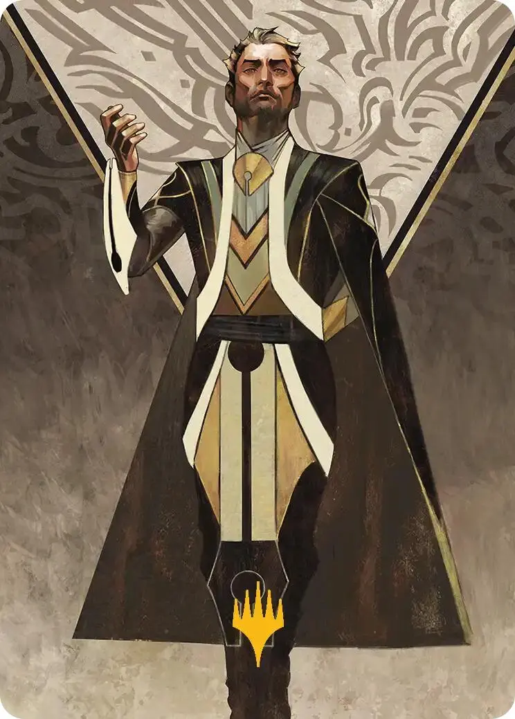 Ral Zarek, Guest Lecturer Art Card (Gold-Stamped Planeswalker Symbol) [Secrets Of Strixhaven Art Series] 1