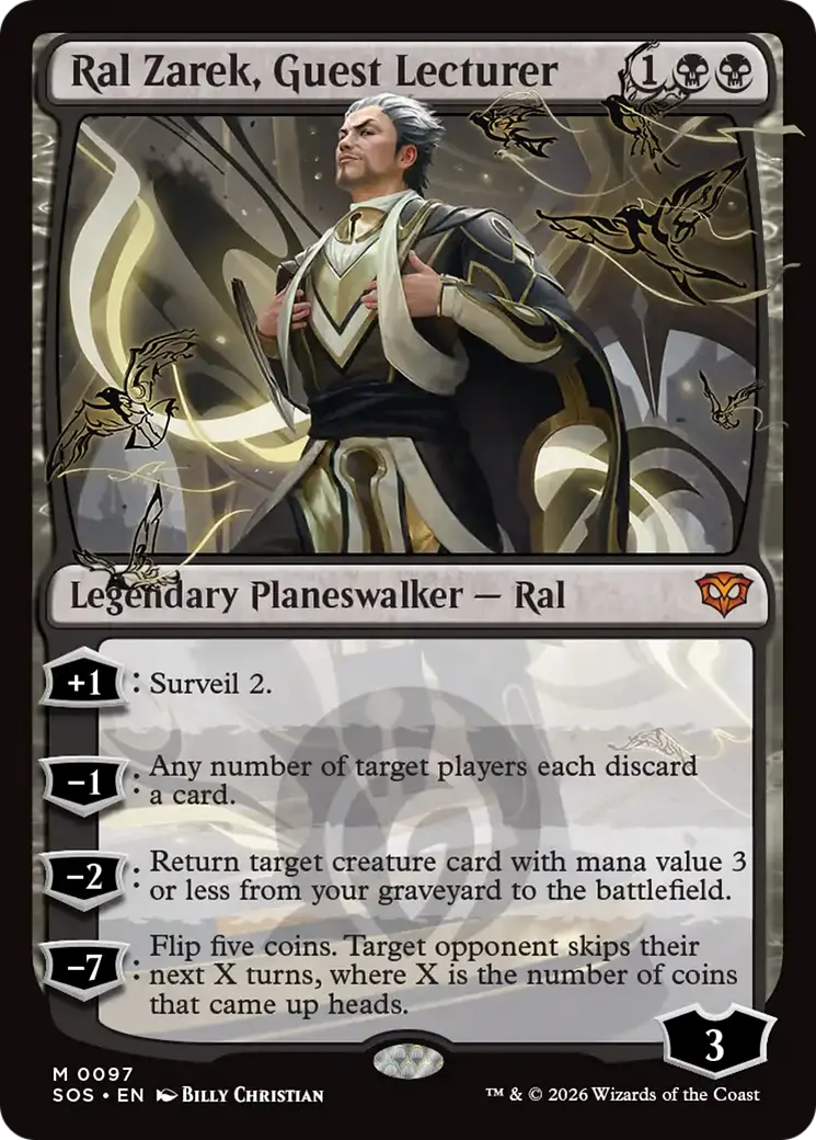 Ral Zarek, Guest Lecturer [Secrets Of Strixhaven] 1