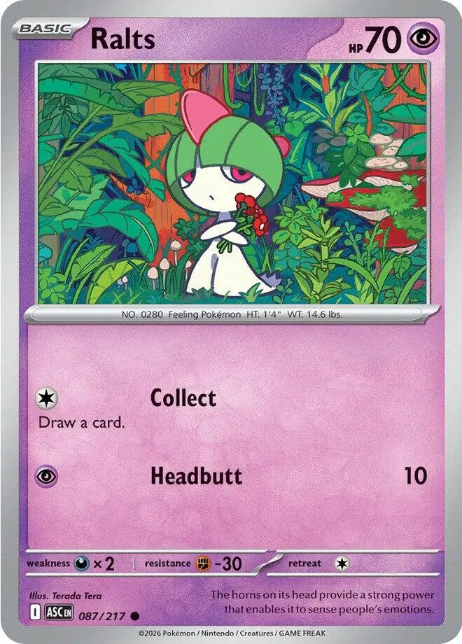 Ralts (087/217) [Mega Evolution: Ascended Heroes] 1