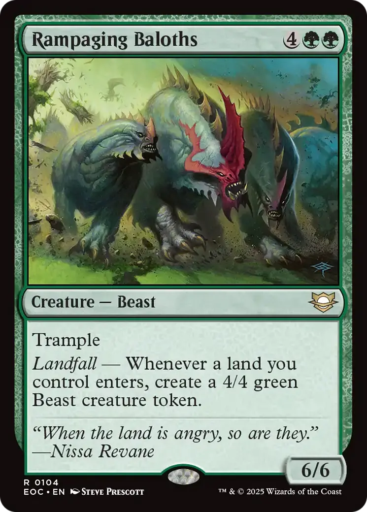 Rampaging Baloths [Edge Of Eternities Commander] 1