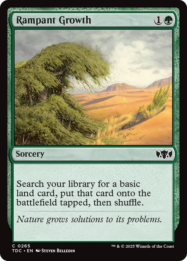 Rampant Growth [Tarkir: Dragonstorm Commander] 1