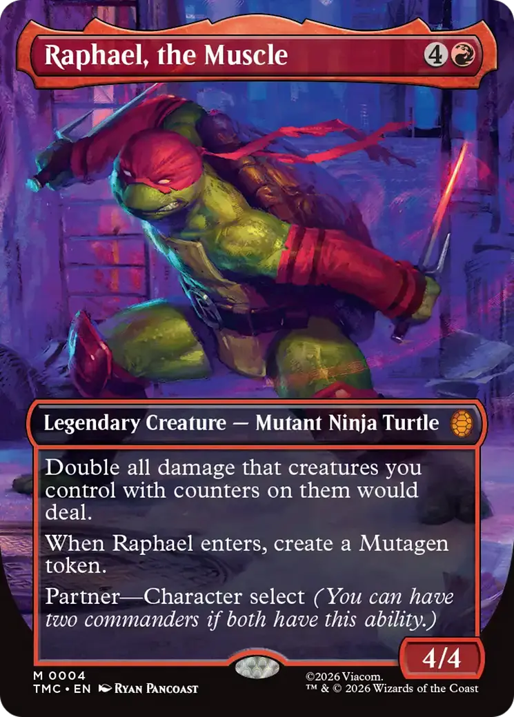 Raphael, The Muscle (Borderless) [Teenage Mutant Ninja Turtles Commander] 1