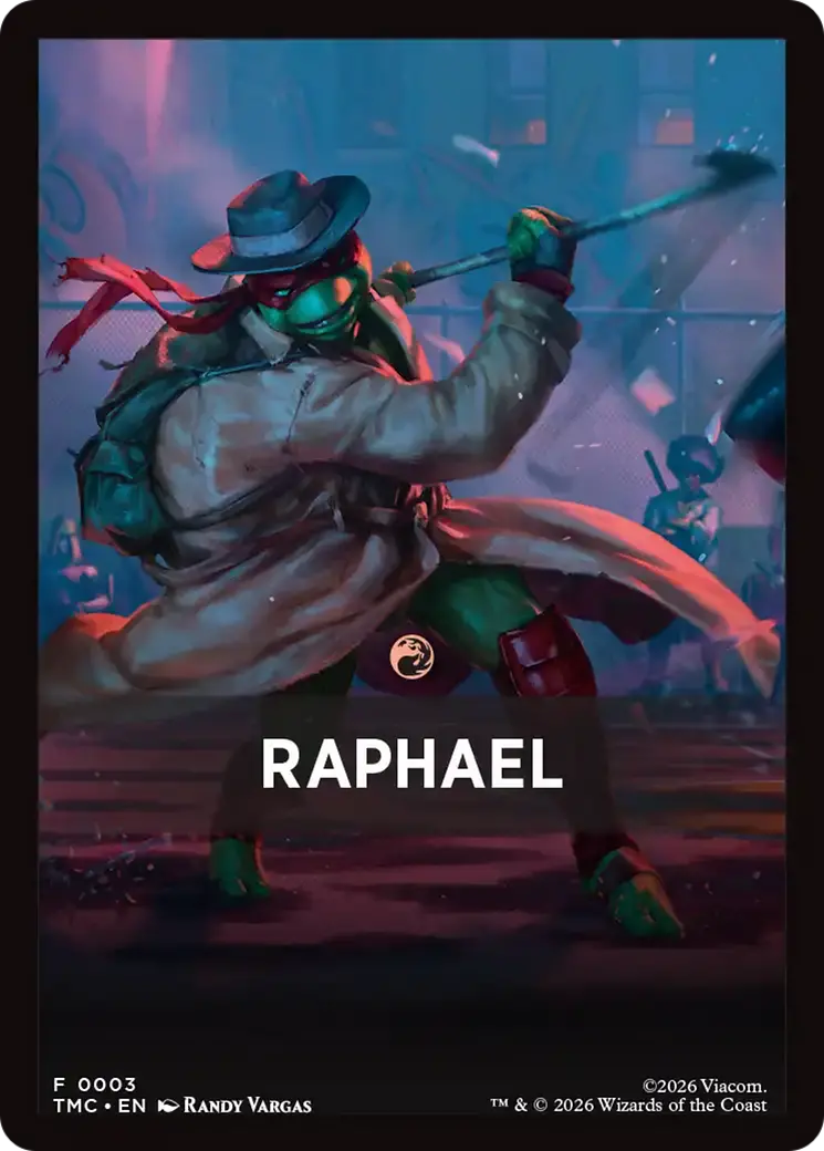 Raphael Theme Card [Teenage Mutant Ninja Turtles Commander Tokens] 1