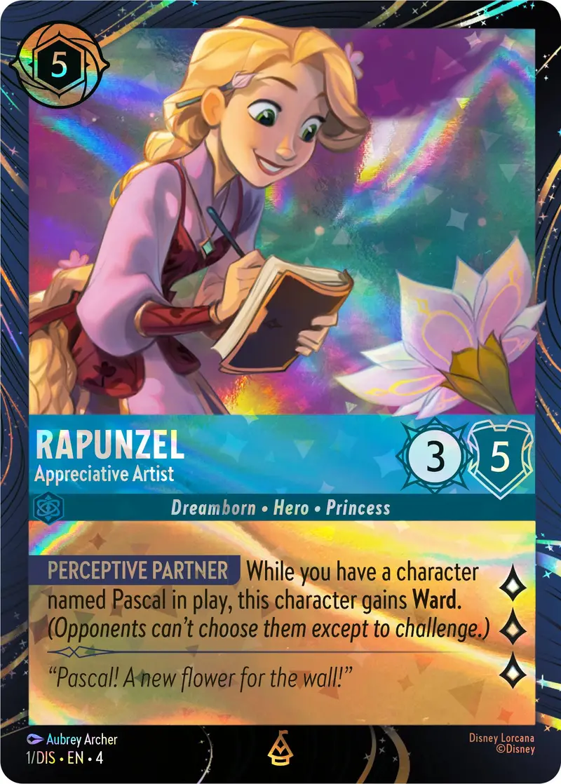 Rapunzel - Appreciative Artist (1) [Promo Cards] 1