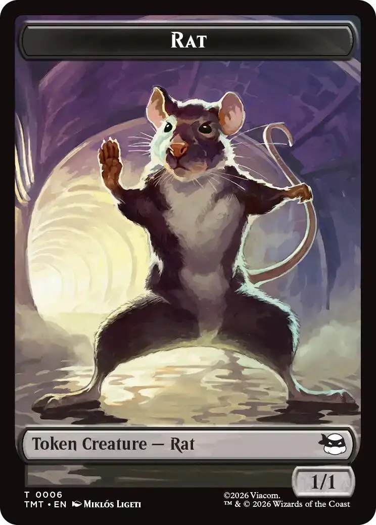 Rat // Copy Double-Sided Token [Teenage Mutant Ninja Turtles Tokens] 1