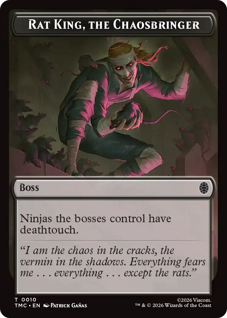 Rat King, The Chaosbringer [Teenage Mutant Ninja Turtles Commander Tokens] 1
