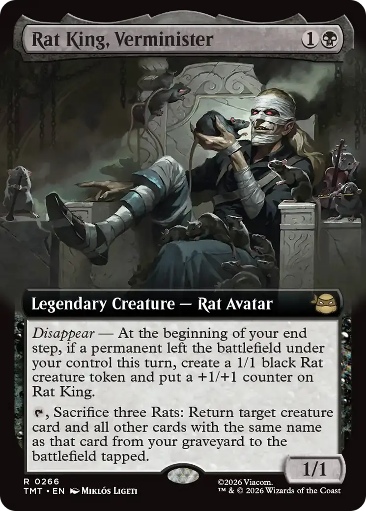 Rat King, Verminister (Extended Art) [Teenage Mutant Ninja Turtles] 1